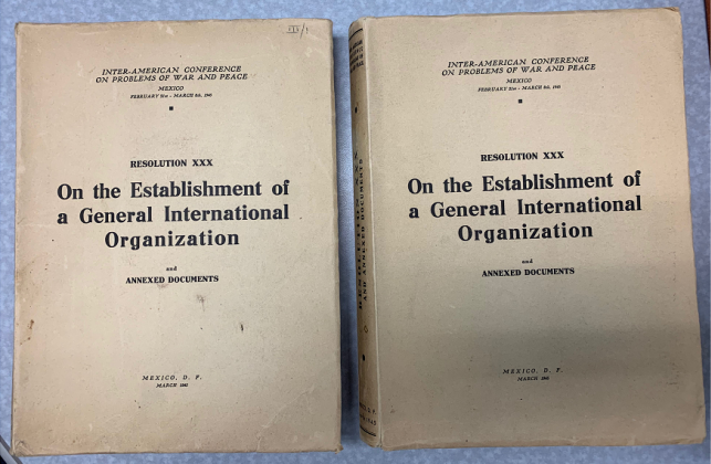 UN documents donated by Jim Sarro 