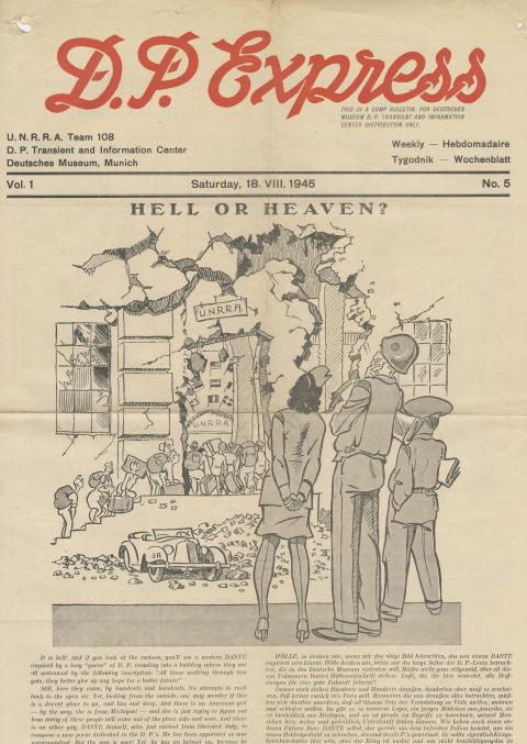 image of Newsletters from an UNRRA Displaced Persons Camp